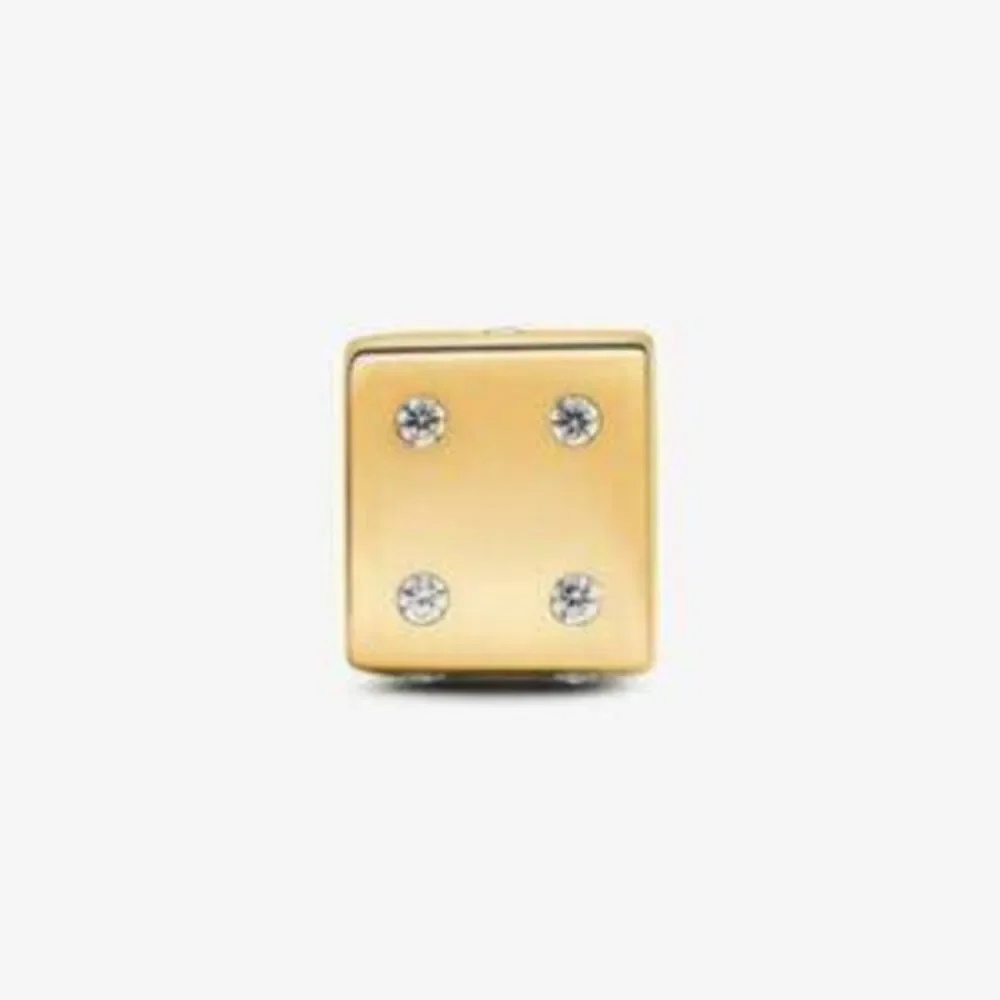 Authentic Sparkling Dice Pandora Charm